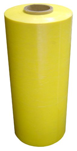 YELLOW Tint Pallet Wrap Stretch Film 18&#034; x 80ga x 1500&#039; (4 rolls/case)