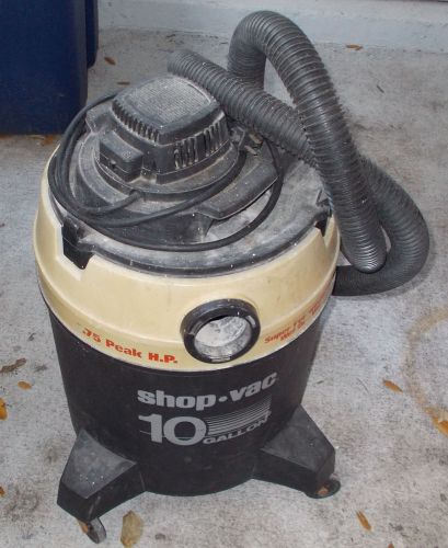 Shop Vac 10 Gallon 1.75 HP Wet Dry Vacuum #86721-21