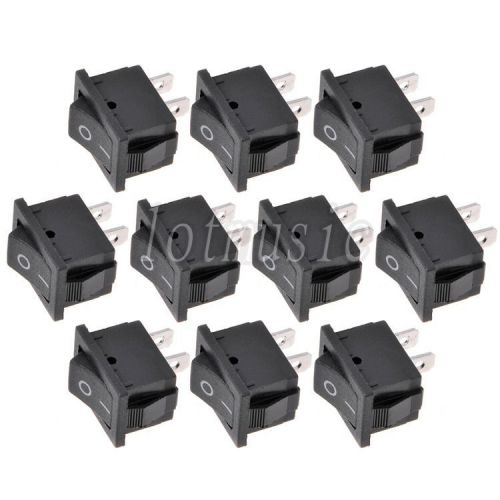 10pcs new 2pin snap-in on/off rocker switch for sale