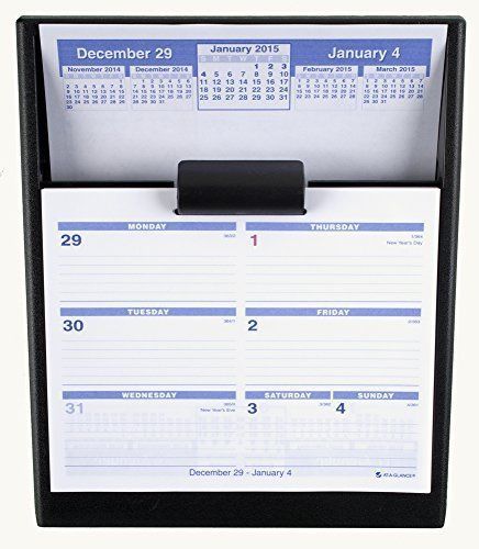 AT-A-GLANCE Flip-A-Week Desk Calendar Weekly Refill 2015, 5.62 x 7 Inch Page Siz