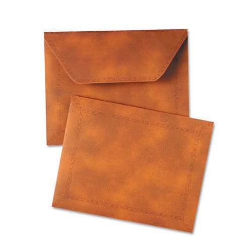 Designer Document Carrier, Expanding, Letter Size, 9 1/2 x 12, Brown