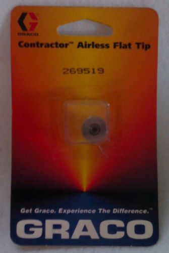 Graco contractor airless flat tip 269519 spray 10&#034; 519 .019&#034; for sale
