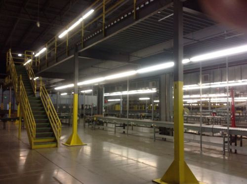 20,000 s.f. mezzanine, 14.5 foot deck height, 20 foot by 20 foot modules for sale