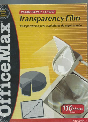 OfficeMax Plain Paper Copier Transparency Film (8.5&#034; x 11&#034;) 110 Sheets