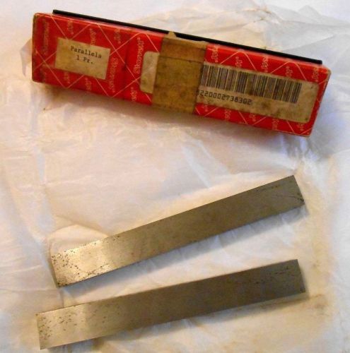 STARRETT PARALLELS 1 PAIR  ORIGINAL BOX 6 INCH