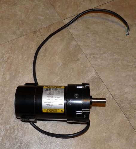 Baldor gpp12505 90vdc industrial motor 1/12 hp 1 amp 60:1 43 rpm for sale