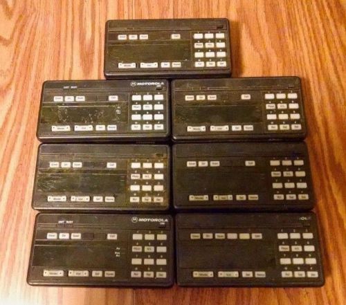 Lot of 7 Motorola Systems 9000 HCN1073D Remote Control Head Astro Spectra Syntor