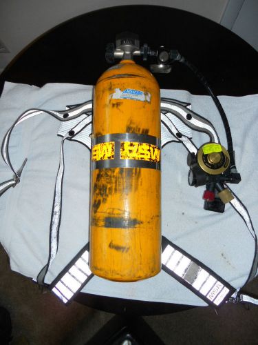 Msa ultralite ii scba harness, 3000psi regulator &amp; 2004 tank - exc! for sale