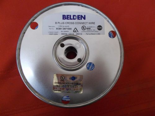 1000&#039; Roll of Belden B PLUS CROSS CONNECT WIRE XCB1 D871000 Blue/White