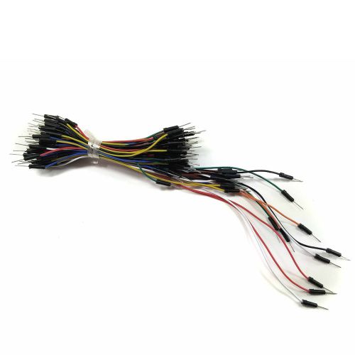 Solderless Flexible Breadboard Jumper Cables Wires Male to Male M/M 75pcs Pack