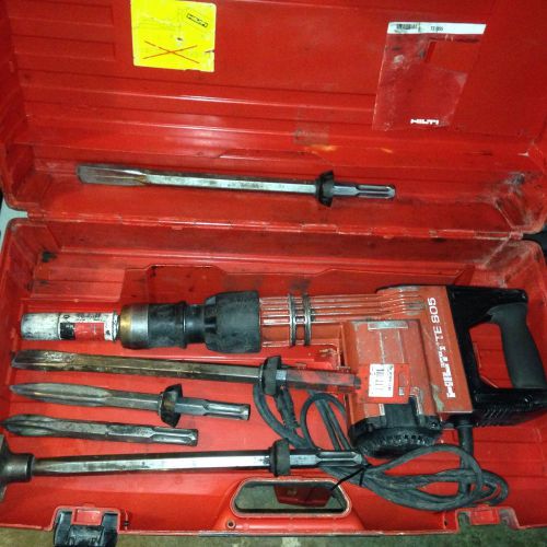 HILTI TE805 TE 805 DEMOLITION HAMMER  PLUS CASE