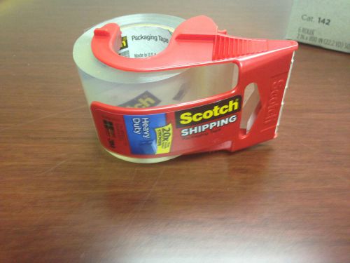 1 Case Scotch Heavy Duty, Cat. 142 Packaging Tape, 2 in x 800 in, 36 Rolls, New