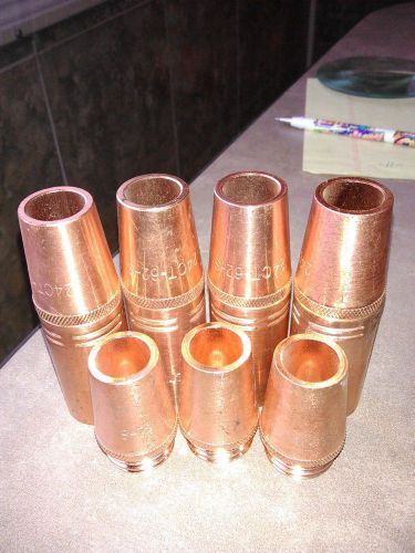 Lot of 4pcs. 34 CT Nozzel Insulator with  7pcs.  24CT-62-S Nozzel For Sale!!!