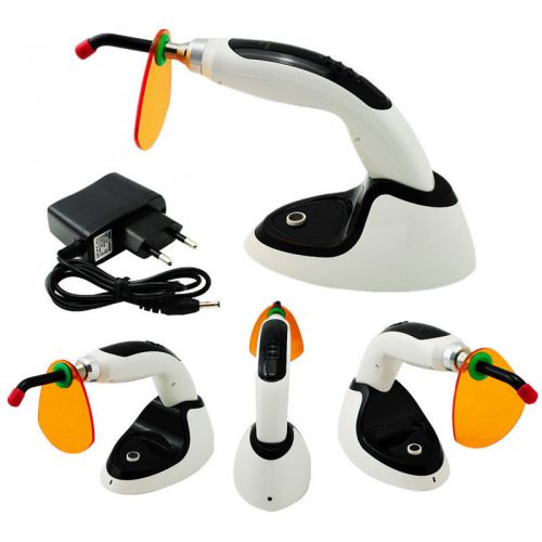 10W Wireless Cordless LED Dental Curing Light Lamp 1800MW Hardening Orthodontics