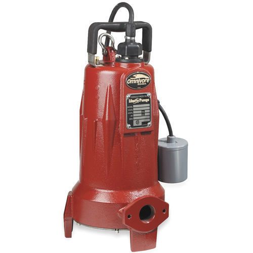 Liberty pump lsg202a 2hp auto omnivore grinder pump- 25ft cord - piggyback float for sale