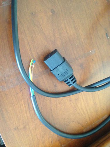 Replacement Power Cord 15 Amp 250 Volt 8-1/2 Feet Long Black