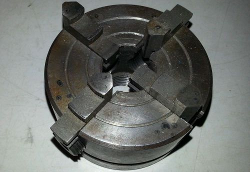 Lathe chuck  independent jaw  ~2-1/2&#034; - 4 jaws   3/4 -16 thread for sale