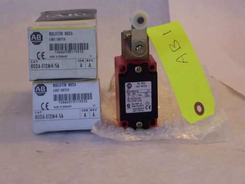 ALLEN BRADLEY 802A-E12M4-S6 LIMIT SWITCH AB1