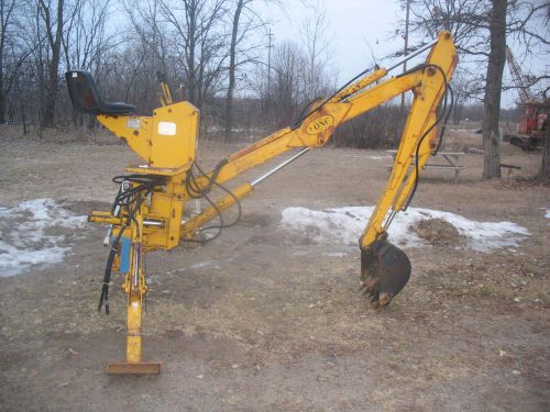 Long 3 point backhoe attachment 11foot digging depth excavator bucket loader