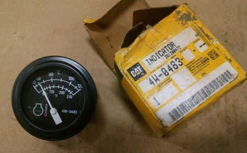 NEW CATERPILLAR CAT 4W-0483 WATER TEMPERATURE INDICATOR GAUGE 24V-DC B482771