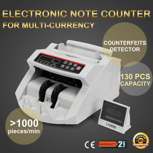 MONEY BILL NOTE COUNTER UV MG DETECTION PRECISION LARGE CAPACITY TERRIFIC VALUE