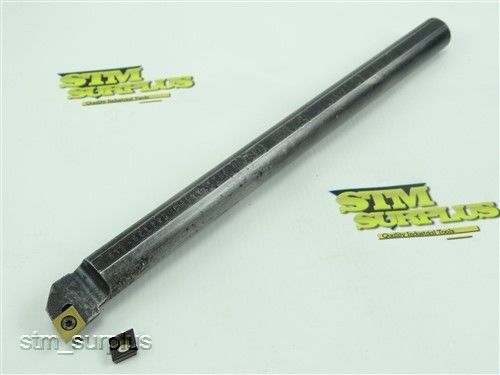 KENNAMETAL INDEXABLE BORING BAR 3/4&#034; X 10&#034;  S12 SCLPR3 + CARBIDE INSERT