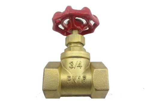 10 pcs of G 3/4&#034; DN20 (BSP) Brass Gate Valve for Pipe Plumbing, Sluice Valve