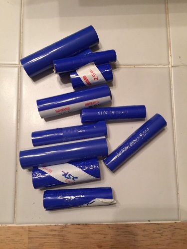 11 rolls Howard Foil for Hot Stamping machine imprint Dk BLUE 25K Kingsley lot