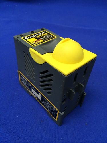 Bussmann opm-1038rc fuse holder w/ (3) fnq-r-6 class cc fuses for sale