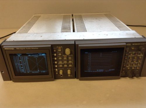 Tektronix 764 DIGITAL Audio monitor &amp; WFM1125 HDTV Waveform Monitor