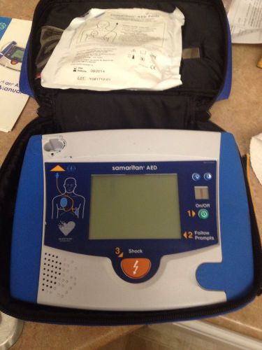 Samaritan aed with pads and case. and battery heartsine technologies for sale