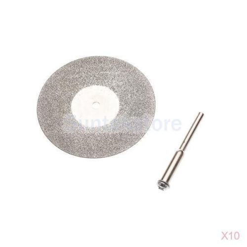 10pcs tz 2&#034; 50mm diamond cut off disc wheel rotary tool fits for dremel drill for sale