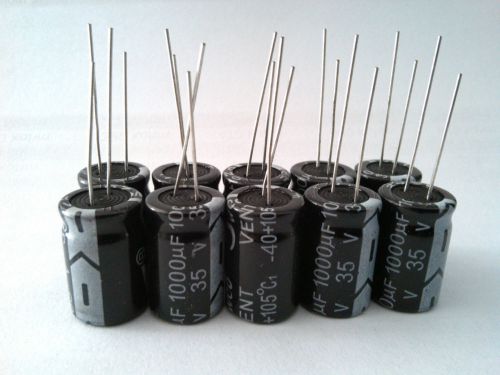 35v1000uf 35v Electrolytic Capacitor 13x21mm   10pcs