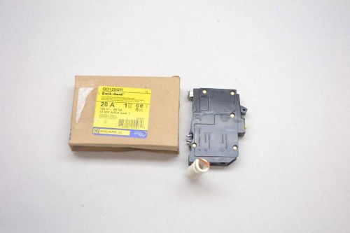 New square d qo120gfi qwik-gard gfi 1p 20a amp 120v-ac circuit breaker d418487 for sale