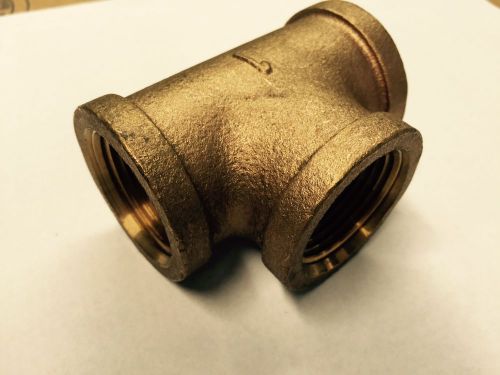 1&#034; Brass Tee Threaded FNPT Fitting