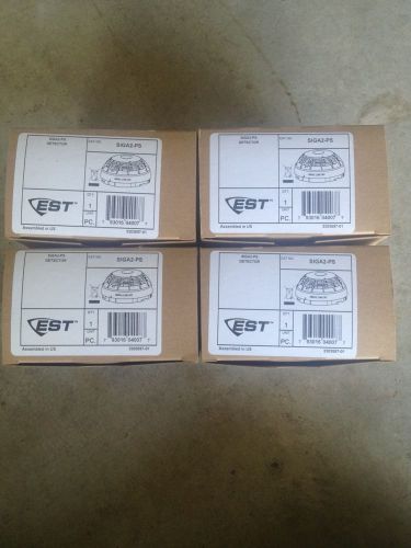 Four GE EST Edwards SIGA2-PS Intelligent Photoelectric Smoke Detectors...NIB!!