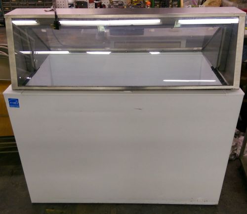 Ice Cream Dipping Station Deep Freezer Display Case