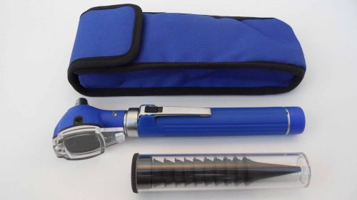 Mini Otoscope Fiber Optic-Medical Diagnostic Examination-Blue-Next Enterprisess