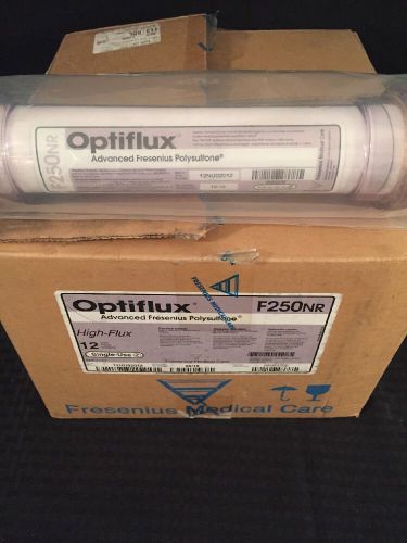 NEW CASE OF 12 OPTIFLUX Advanced Fresenius Polysulfone High-flux F250NR Purple