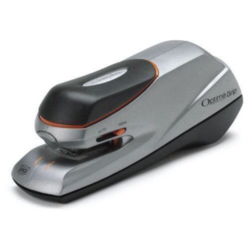 Swingline 48207 Optima Grip Electric Stapler 20 Sheet Capacity Dual Power Silver