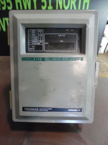 YOKOGAWA YEWMAG MAGNETIC FLOW CONVERTER, MODEL: YMA11-A1A, #F001UA369 726, USED