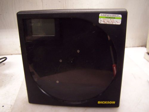 DICKSON 8&#034; CIRCULAR CHART RECORDER MODEL KT803