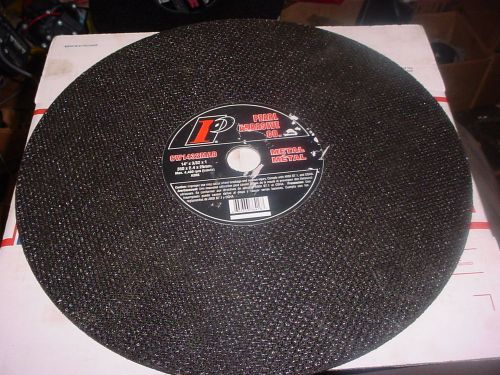 14 INCH CUT OFF WHEEL REINFORCED METAL ABRASIVE CHOP SAW BLADE 3/32 THICK 1&#034; HOL