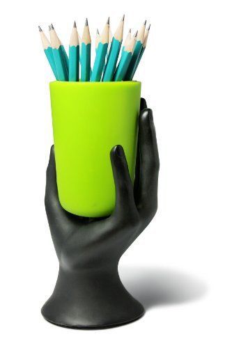 HAND Pencil Cup Pen Holder Desk Organizer Office Container Storage Ruler Desktop