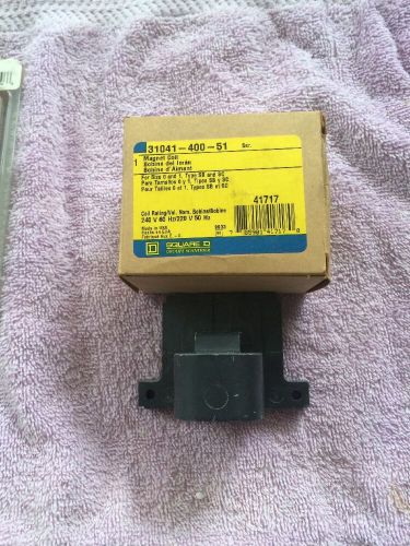 Square d 240v  magnetic operating coil model# 31041-400-51 new for sale