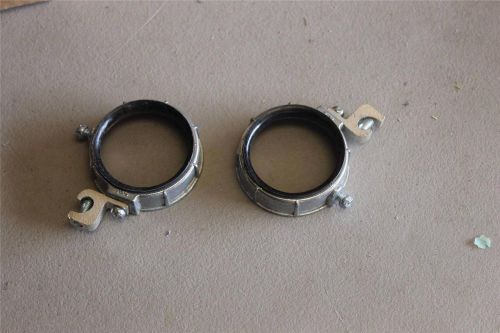 Lot of 2  2&#034; rigid pipe bonding grounding bushing for sale