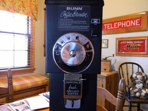 EXCELLENT *SUPER NICE BUNN G1 HD,B BLACK COFFEE GRINDER