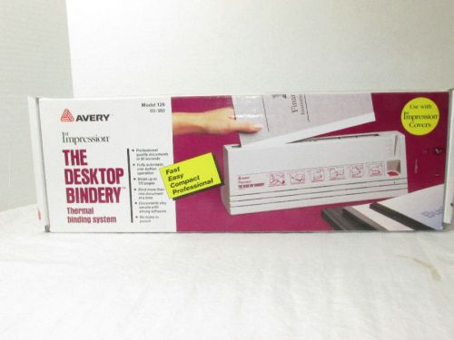 Avery 1st Impression Desktop Binder Thermal Binding Covers Reports New NIB