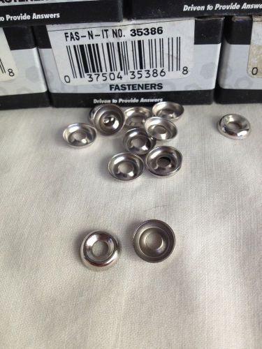 400- fas-n-it no 6. finishing washer nickel plated. 4 boxes of 100=400 #35386 for sale