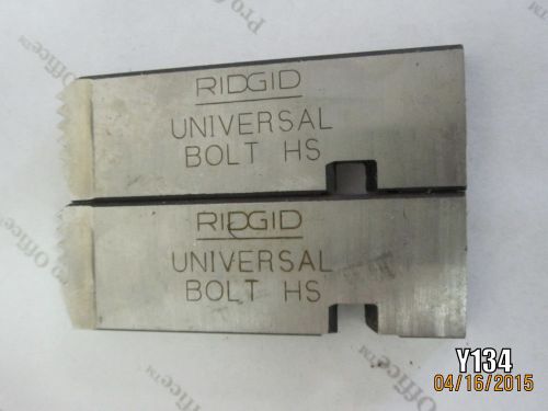 2X RIDGID UNIVERSAL BOLT HS GROOVER BEVELER DIE